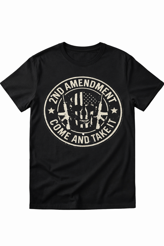 Freedom & Rights 2nd Amendment Graphic T-Shirt