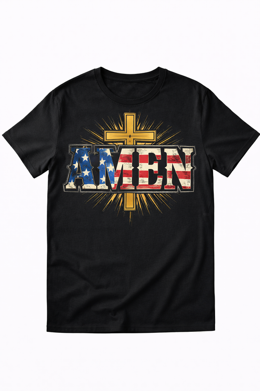 AMEN Faith & Freedom T-Shirt
